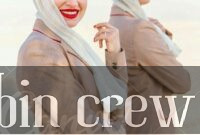 The Emirates cabin crew